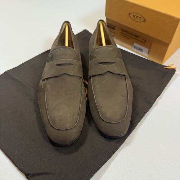 Tod’s MOCASSINO CUOIO DESTRUTTURATO Loafer 7.5UK/9US New Box Receipt MSRP $1,195 main image 4